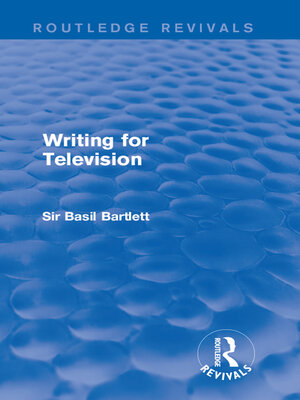 cover image of Writing for Television